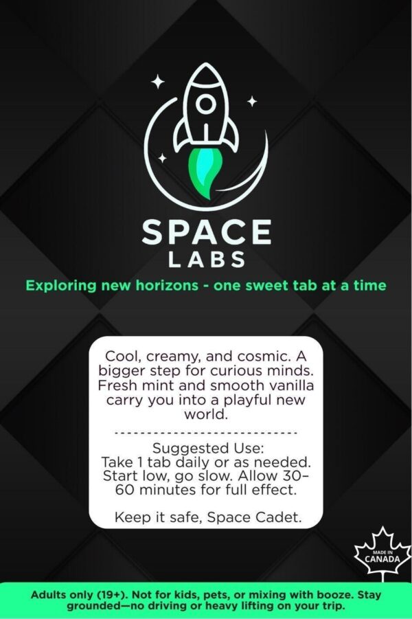 Space Labs – Psilocybin Extract Tablets - Full Strength (5 x 1 Gram)