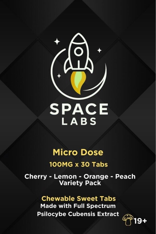 Space Labs – Psilocybin Extract Tablets - Micro-Dose (30 x 0.1 Grams)