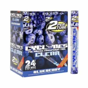 Cyclones 2X Clear Cones - BLUEBERRY