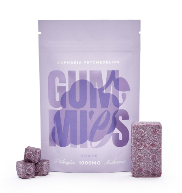 Euphoria Psychedelics – Grape 1000mg - Canna Club Co