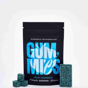 Euphoria Psychedelics – Blue Raspeberry (Mushroom Gummies)