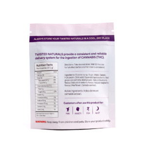 Twisted Naturals - Berry Wild High Dose (1200 mg THC, Indica)