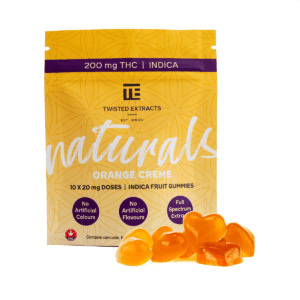 Twisted Naturals – Orange Creme (200 mg THC, Indica)